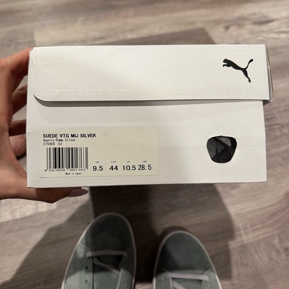 Puma Suede Vintage in Quarry Silver - Picture 4 of 7